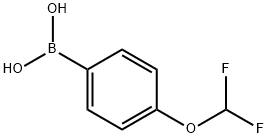 Boronic acid, [4-(difluoromethoxy)phenyl]- (9CI) Structural