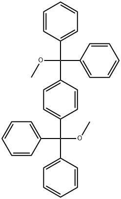 A,A'-DIMETHOXY-A,A,A',A'-TETRAPHENYL-P-XYLENE Structural