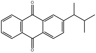 2-(1,2-dimethylpropyl)anthraquinone Structural