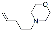 Morpholine,  4-(4-pentenyl)-  (9CI) Structural