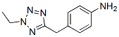 Benzenamine, 4-[(2-ethyl-2H-tetrazol-5-yl)methyl]- (9CI) Structural