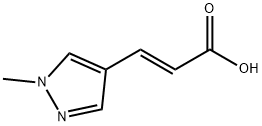 (2E)-3-(1-METHYL-1H-PYRAZOL-4-YL)ACRYLIC ACID Structural