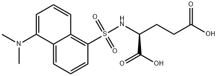 DANSYL-DL-GLUTAMIC ACID DI(CYCLOHEXYLAMMONIUM) SALT Structural