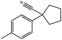 1-(4-METHYLPHENYL)-1-CYCLOPENTANECARBONITRILE Structural