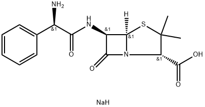 Ampicillin sodium Structural