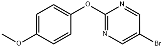 5-BROMO-2-(4-METHOXYPHENOXY)PYRIMIDINE Structural