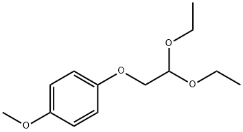 4-METHOXYPHENOXYACETALDEHYDE DIETHYL ACETAL Structural