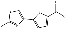 5-(2-METHYL-1,3-THIAZOL-4-YL)-2-THIOPHENECARBONYL CHLORIDE Structural