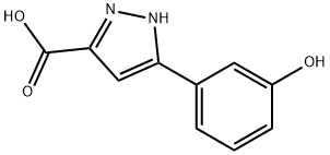 5-(3-HYDROXY-PHENYL)-1H-PYRAZOLE-3-CARBOXYLIC ACID Structural