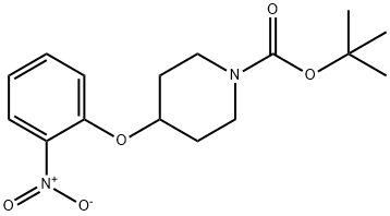 TERT-BUTYL 4-(2-NITROPHENOXY)TETRAHYDRO-1(2H)-PYRIDINECARBOXYLATE Structural