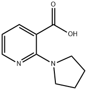 2-(1-PYRROLIDINYL)NICOTINIC ACID Structural