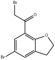 2-BROMO-1-(5-BROMO-2,3-DIHYDRO-1-BENZOFURAN-7-YL)ETHANONE