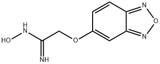 2-(2,1,3-BENZOXADIAZOL-5-YLOXY)-N'-HYDROXYETHANIMIDAMIDE Structural