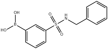 3-(N-BENZYLSULFAMOYL)PHENYLBORONIC ACID Structural