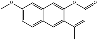 8-METHOXY-4-METHYLBENZO[G]COUMARIN Structural