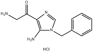 2-AMINO-1-[5-AMINO-1-(PHENYLMETHYL)-1H-IMIDAZOL-4-YL] ETHANONE Structural