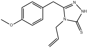 4-Allyl-5-(4-methoxy-benzyl)-4H-[1,2,4]triazole-3-thiol Structural