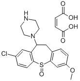 Piperazine, 1-(8-chloro-10,11-dihydro-3-methoxydibenzo(b,f)thiepin-10- yl)-, S-oxide, (Z)-2-butenedioate (1:1)