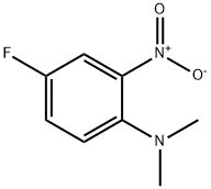 N,N-DIMETHYL-4-FLUORO-2-NITROANILINE Structural