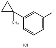 1-(3-fluorophenyl)cyclopropanamine hydrochloride Structural