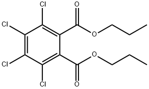 TETRACHLOROPHTHALIC ACID DI-N-PROPYL ESTER Structural