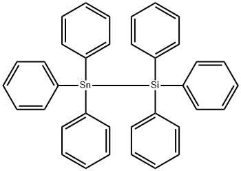 TRIPHENYL STANNYL TRIPHENYL SILANE Structural