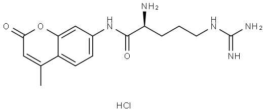 L-ARGININE 7-AMIDO-4-METHYLCOUMARIN DIHYDROCHLORIDE Structural