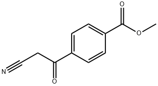 METHYL 4-(CYANOACETYL)BENZOATE Structural