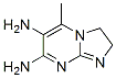 Imidazo[1,2-a]pyrimidine-6,7-diamine, 2,3-dihydro-5-methyl- (9CI) Structural