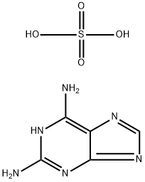 2,6-DIAMINOPURINE SULPHATE MONOHYDRATE Structural