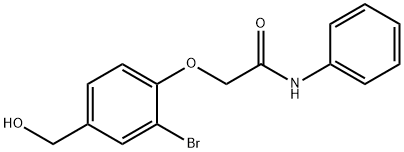 2-[2-BROMO-4-(HYDROXYMETHYL)PHENOXY]-N-PHENYL-ACETAMIDE