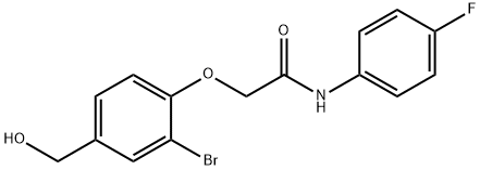 2-[2-BROMO-4-(HYDROXYMETHYL)PHENOXY]-N-(4-FLUOROPHENYL)-ACETAMIDE