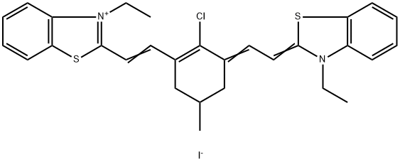 2-[(E)-2-(2-CHLORO-3-((E)-2-[3-ETHYL-1,3-BENZOTHIAZOL-2(3H)-YLIDENE]ETHYLIDENE)-5-METHYL-1-CYCLOHEXEN-1-YL)ETHENYL]-3-ETHYL-1,3-BENZOTHIAZOL-3-IUM IODIDE