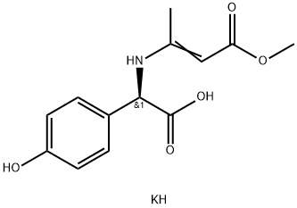 D-(-)-A-4-HYDROXYPHENYLGLYCINE DANE SALT METHYL POTASSIUM Structural