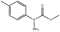 Hydrazinecarboxylic  acid,  1-(4-methylphenyl)-,  methyl  ester Structural