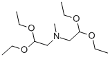 2,2'-METHYLIMINOBIS(ACETALDEHYDE DIETHYL ACETAL) Structural