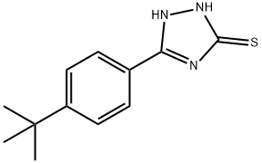 5-[4-(tert-Butyl)phenyl]-1H-1,2,4-triazole-3-thiol Structural