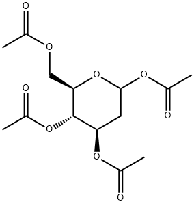 1,3,4,6-Tetra-O-acetyl-2-deoxy-D-glucopyranose Structural