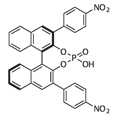R-4-oxide-4-hydroxy-2,6-bis(4-nitrophenyl)- Dinaphtho[2,1-d:1',2'-f][1,3,2]dioxaphosphepin Structural