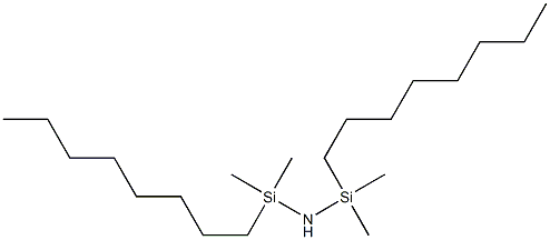 1,3-DI-N-OCTYLTETRAMETHYLDISILAZANE Structural