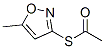 Ethanethioic acid, S-(5-methyl-3-isoxazolyl) ester (9CI) Structural