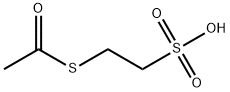 2-(Acetylsulfanyl)ethanesulphonic Structural