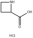 2-AZETIDINECARBOXYLIC ACID, HYDROCHLORIDE Structural