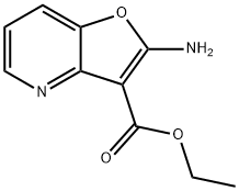 Furo[3,2-b]pyridine-3-carboxylicacid,2-amino-,ethylester(9CI) Structural