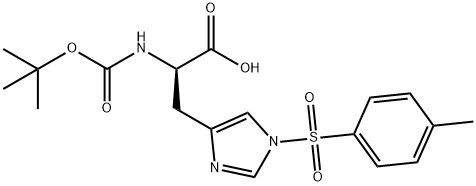 N-Boc-N'-tosyl-D-histidine Structural