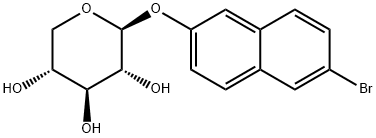 6-BROMO-2-NAPHTHYL-BETA-D-XYLOPYRANOSIDE Structural