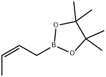 Z-2-Buten-1-yl-boronic  acid  pinacol  ester,  Z-Crotylboronic  acid  pinacol  ester,  cis-2-(2-Buten-1-yl)-4,4,5,5-tetramethyl-1,3,2-dioxaborolane Structural