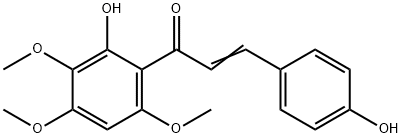 4,2'-DIHYDROXY-3,4',6'-TRIMETHOXYCHALCONE Structural