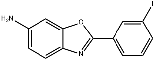 2-(3-iodophenyl)-1,3-benzoxazol-6-amine Structural