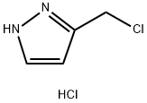 3-(CHLOROMETHYL)-1H-PYRAZOLE Structural